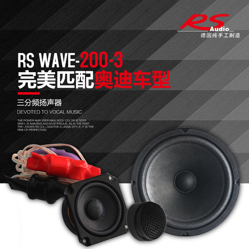 德国RS wave 200-3三分频扬声器